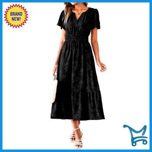 Boho Maxi Dress Empire Waist Floral Wedding Guest Semi Formal Summer